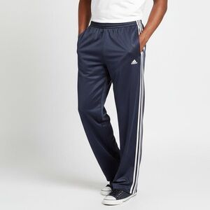 Y2K Vintage Adidas 3-Stripe Track Pants Navy Blue Medium